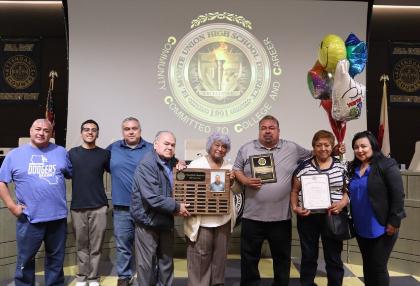Eddie Sotelo Honored as Classified Employee of the Year