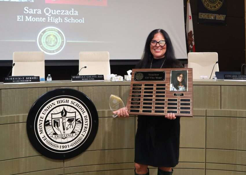 El Monte High’s Sara Quezada Earns Teacher of the Year